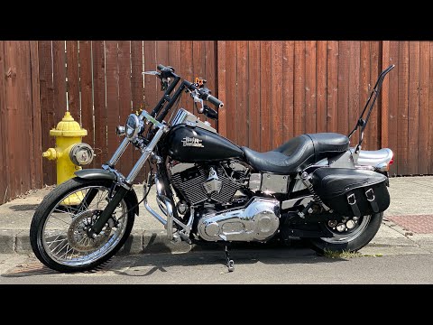 Harley Dyna forks brace installation