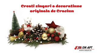 Creati singuri o decoratiune originala de Craciun