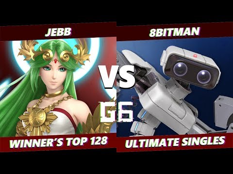 Glitch 6 SSBU - Jebb (Palutena) VS AMG | 8BitMan (R.O.B.) Smash Ultimate Winner's Top 128