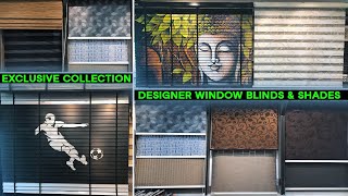 Budget Friendly Stylish Window Blinds | Printed Blinds for Room | Customized Wooden & Roller Blinds