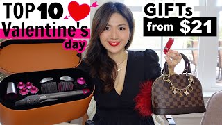 TOP 10 BEST VALENTINE'S DAY GIFTs FOR HER | FROM $21 USD TO LUXURY PICKS | CHARIS❤️
