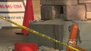 Gruesome Discovery Man Found Dead Inside Pillar Outside Supermarket