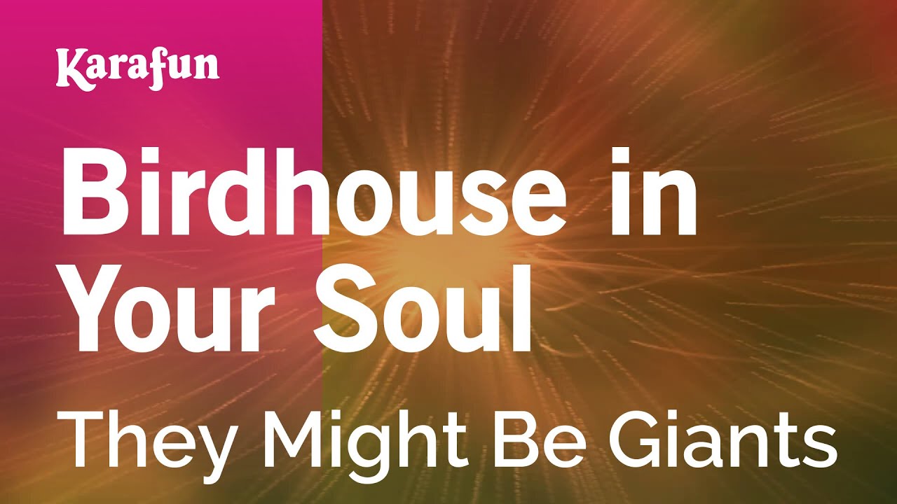 Birdhouse in Your Soul - They Might Be Giants | Karaoke Version | KaraFun