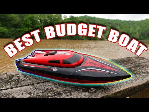 BEST RC BOAT Under $60!!! - FAST and 2 Batteries - TheRcSaylors