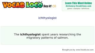 Video thumbnail for ichthyologist