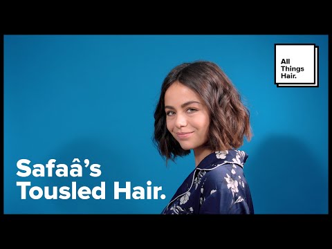 Tousled short hair tutorial | All Things Hair