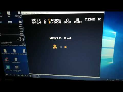 SMB1 2-4 Bad Framerule Bar Duck Jump
