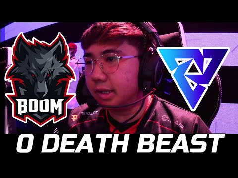 BOOM ESPORTS VS TUNDRA GAME 1 - YOPAJ 0 DEATH MID BEASTMODE