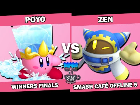 Poyo (Water) vs Zen (Magolor) - OFFLINE Kirby Fighters 2 Tournament - Smash Cafe 07/13/22