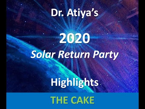 The Cake - Dr. Atiya's Solar Return Party 2020 Highlights