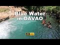 a crystal clear blue water in davao dao falls samal video walking tour in 4k asmr