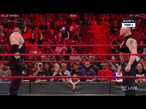 Brock Lesnar Attacks Kane - WWE RAW Highlights 1st Jan 2018 FULL HD