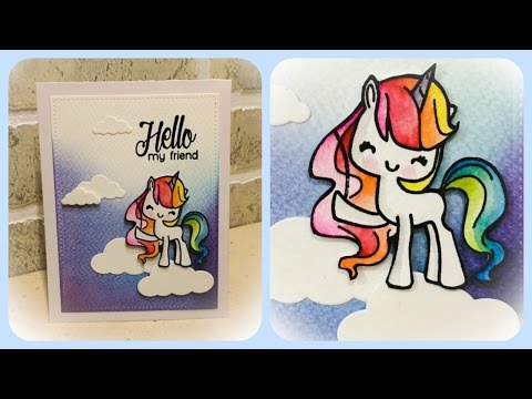 Magical Unicorn Card