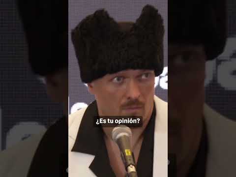 A Usyk le entra la risa cuando le preguntan si le hace temblar Daniel Dubois 😁 #UsykDubois2