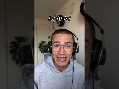 How to pronounce STS ending words?