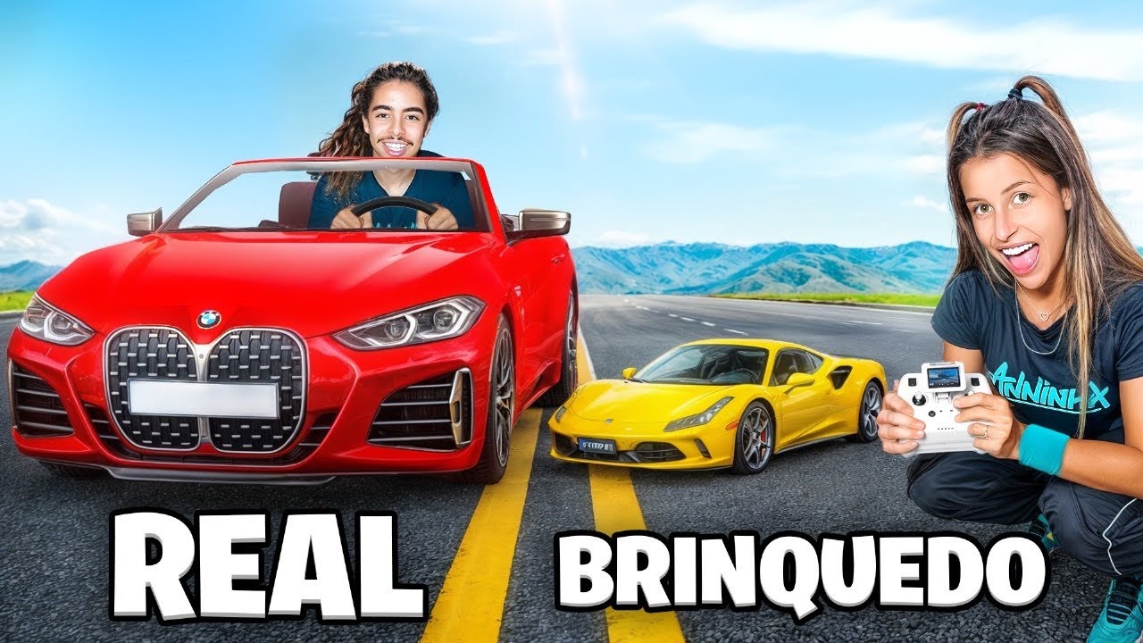 CARRO DE CONTROLE REMOTO VS CARRO NORMAL !!!