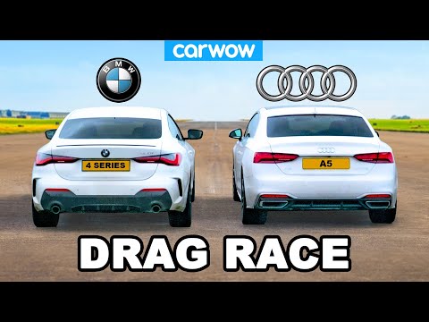 BMW 4 Series vs Audi A5 - DRAG RACE