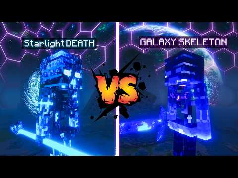 Starlight Death Đối Đầu Với Galaxy Skeleton Trong Minecraft - Titan Đại Chiến #2