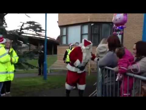 Santa arrives in Port Talbot 2