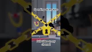 Buying the exogun with all of my keys in Roblox Rivals #roblox #gaming #rivals #keys #buy