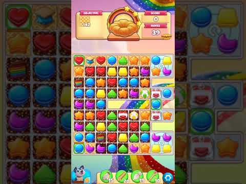 Level 494 Cookie Jam Rainbow Run
