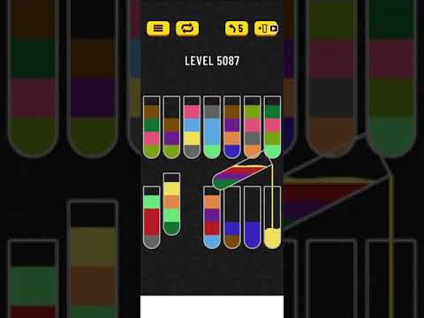 water sort puzzle level 5087