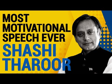 Motivational Speech | Shashi Tharoor | More Failure Leads To More Success