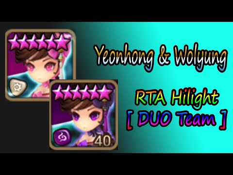 Yeonhong & Wolyung Light&Dark Sky dancer RTA Hilight [ DUO Team ] - Summoners War 2021 | Zen SMW