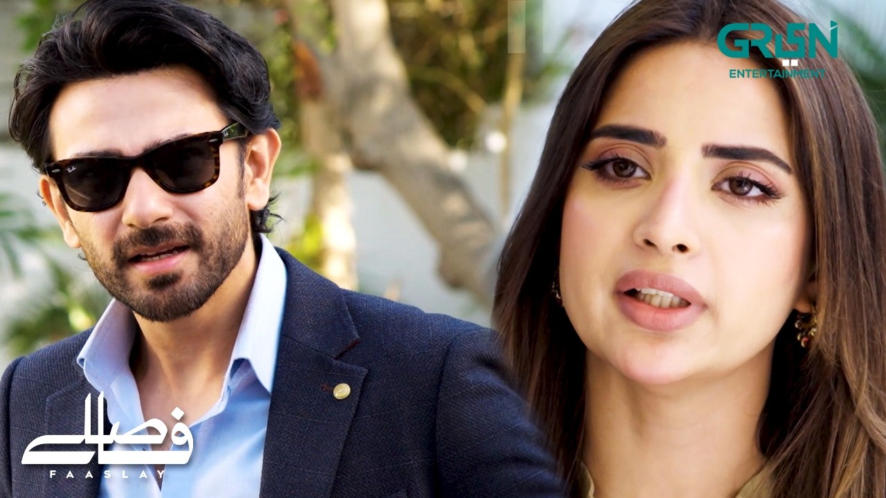 Tumhari Wajah Se Sara Kaam Ruka Hua Hai | Faaslay | Ali Ansari - Saboor Aly | Green TV