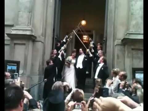 Edward Bloms och Gunillas vigsel i Storkyrkan 17 juni 2011, film av Carl Edelhjelm