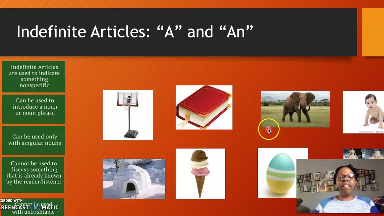 Definite and Indefinite articles ESL