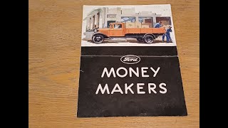 1932 Ford BB Truck Brochure Fordson Dagenham England Early Vintage Historic Commercial Vehicle
