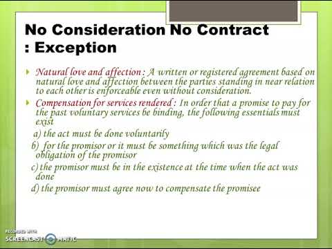 Doctrine of Estopel and Nudum Pactum