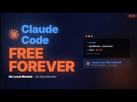 Claude Code for FREE Forever — OpenRouter Setup (2026)