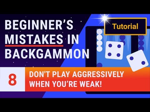 Beginner's Mistakes in Backgammon - Lesson 8 of 12