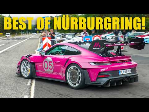 BEST OF Cars Leaving The Famous Nürburgring Tankstelle!
