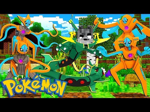 TROLLEI todos os DEOXYS FINGINDO ser o MEGA RAYQUAZA no MINECRAFT