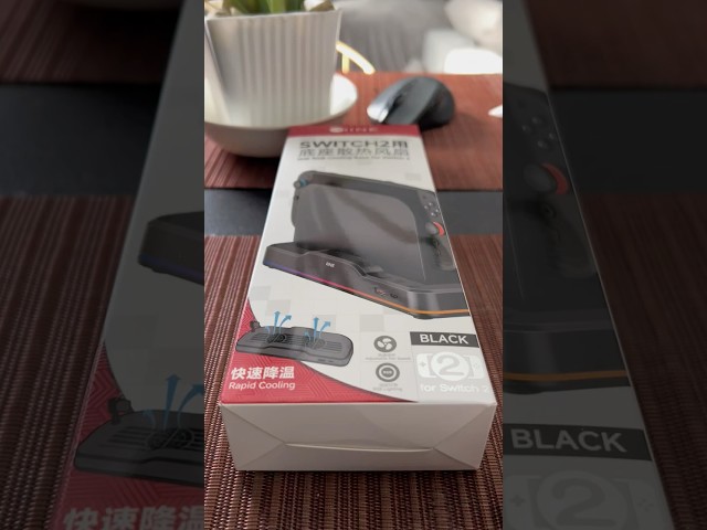 Vídeo relacionado con IINE Ventilador de refrigeración para Switch 2, refrigeración Dual con iluminación RGB Ajustable y expansión USB