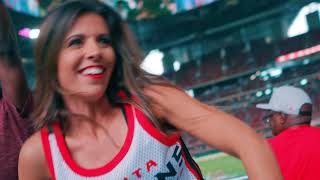 F.L.Y and Easton perform Swag Surfin at The Falcons Season 2018 Opener