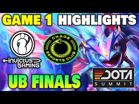 INVICTUS GAMING VS CHAOS ESPORTS Game 1 Dota Summit 11 Upper Bracket Finals