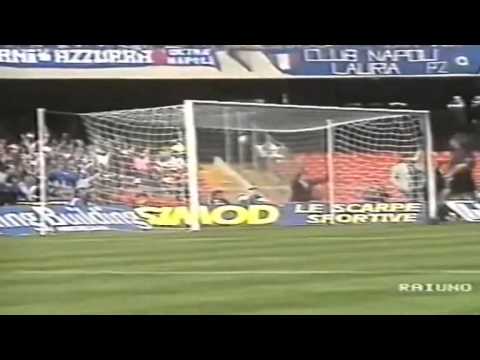 Serie A 1990-1991, day 34 Napoli - Bologna 3-2 (Zola, Careca, Incocciati, 2 Detari)