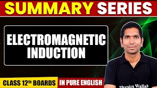 ELECTROMAGNETIC INDUCTION | Summary in Pure English | Physics | Class 12th Boards