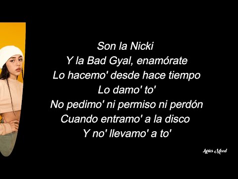 Nicki Nicole, Bad Gyal - Enamórate LETRA