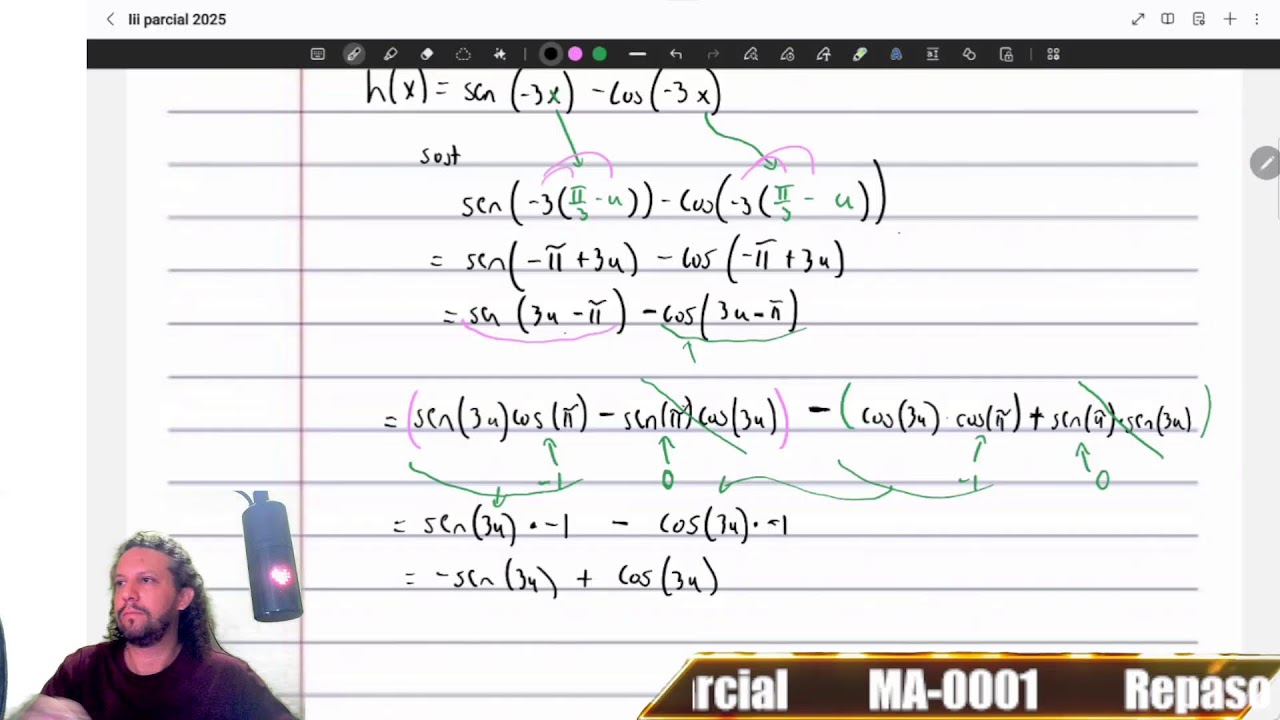 REPASO PARA EL EXAMEN PARCIAL #2025 #3 del II ciclo 2025-  de Cátedra de Precálculo UCR