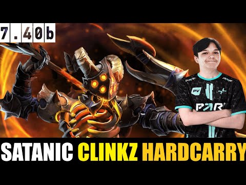 🤯SATANIC[CLINKZ] HC 7.40b - DOTA 2 HIGHEST MMR MATCH#dota2gameplay  #dota2  #dota2gameplay