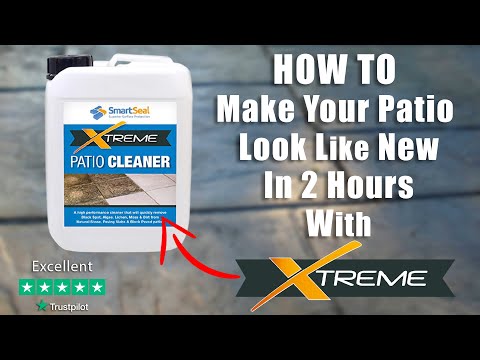 Patio Cleaning Without Pressure Washing - A New Cleaner Patio in Just 2 hours!