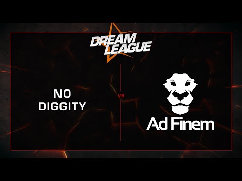 [PRE GAME] No Diggity vs. Ad Finem - League Play - DreamLeague Season 5
