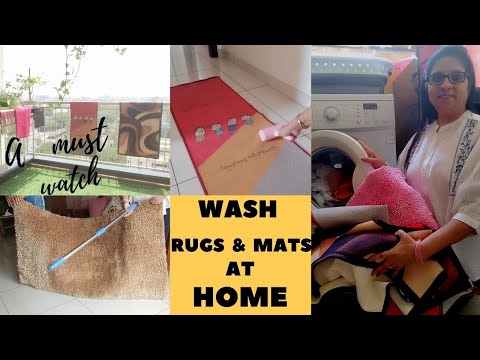 Simple steps to wash Rugs at home | Avoid Dry cleaning | बिना खर्च के शानदार धुलाई  |