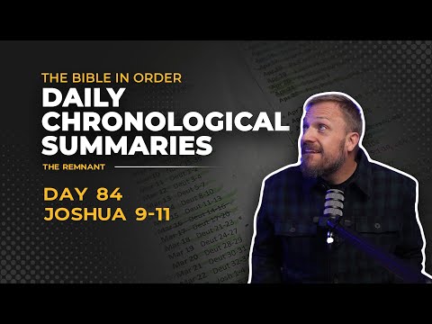 Day 84: Joshua 9–11 – Deception, Conquest, and the Power of God