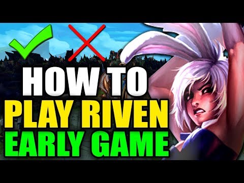 HOW TO PLAY RIVEN EARLY GAME | Season 10 Riven Lane Phase Guide (League of Legends)